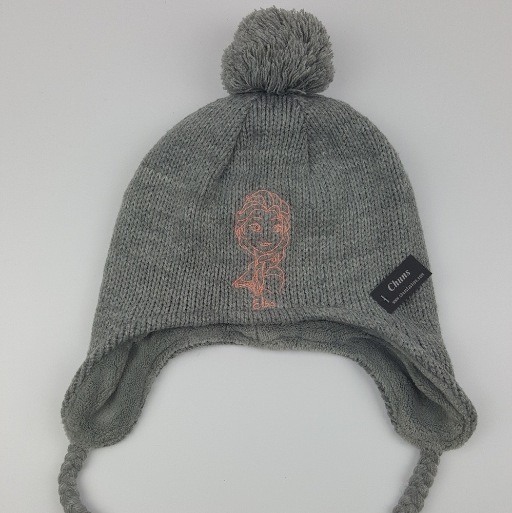 Elsa Stitched Earflap Winter Beanie {Chuns}